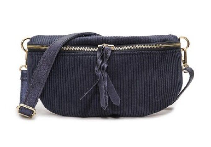 SAC BANANE VELOURS