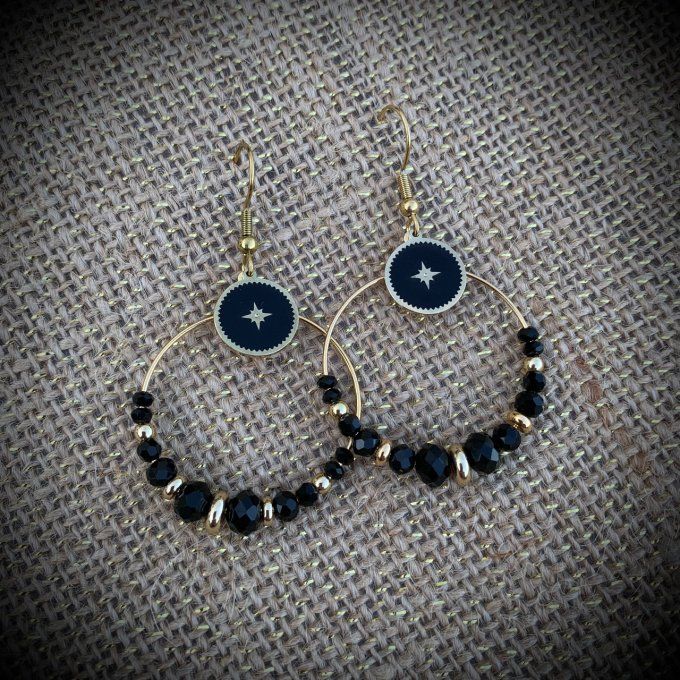 Coffret parure Boucles et Collier 