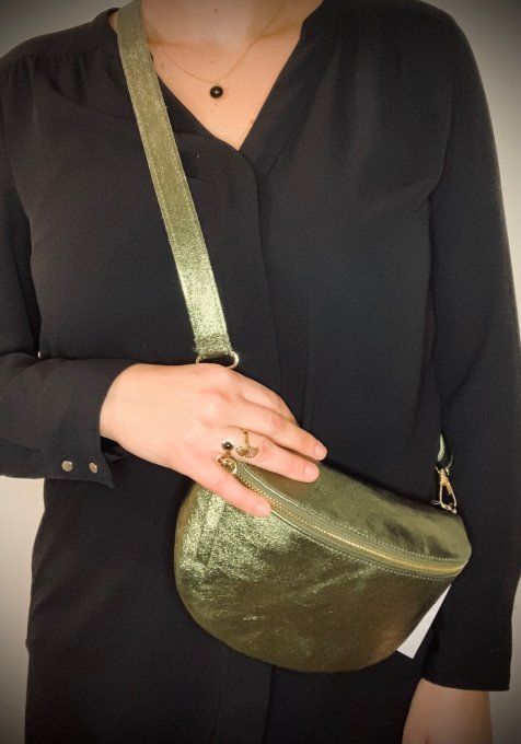 Sac banane cuir 