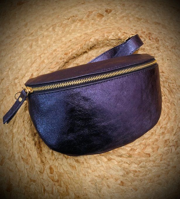 Sac banane cuir 