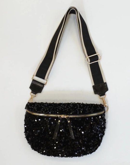 Sac banane sequins
