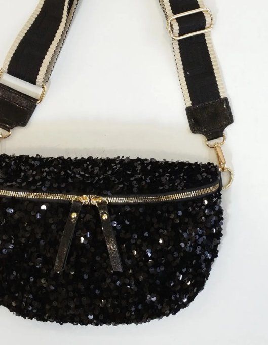 Sac banane sequins