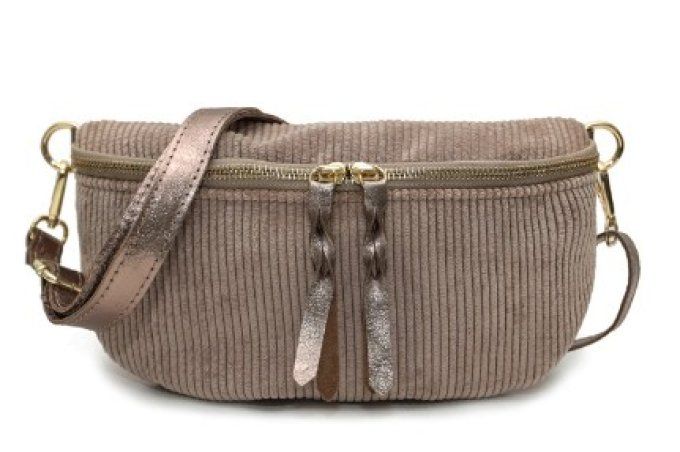 SAC BANANE VELOURS