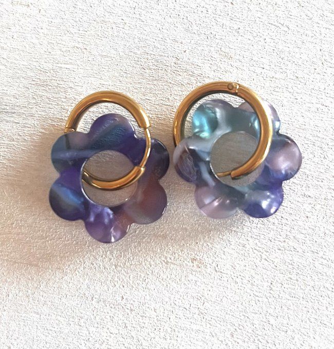 Boucles Flore nacrées