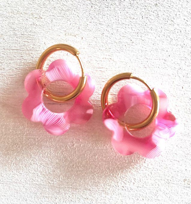 Boucles Flore nacrées