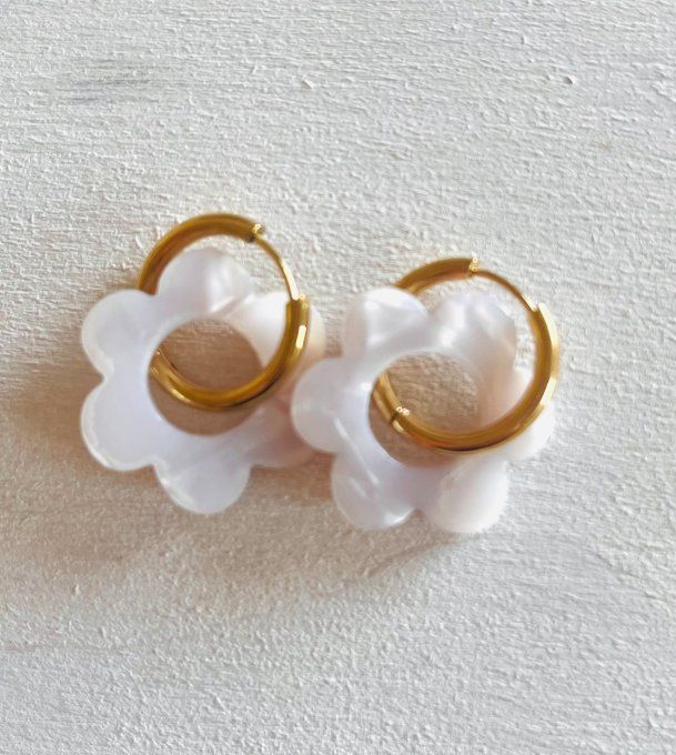 Boucles Flore nacrées