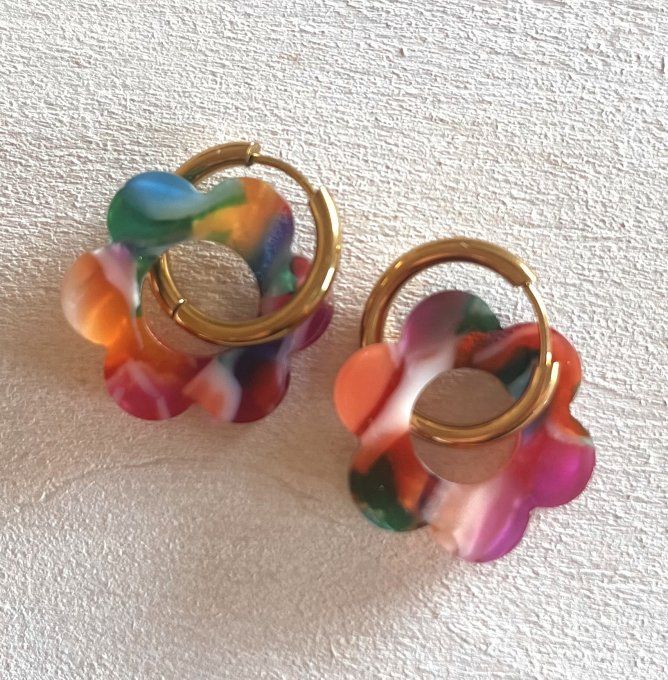 Boucles Flore nacrées