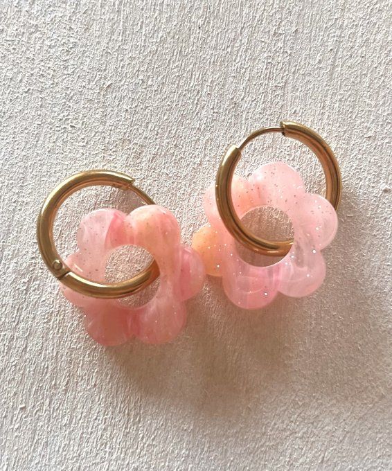 Boucles Flore nacrées
