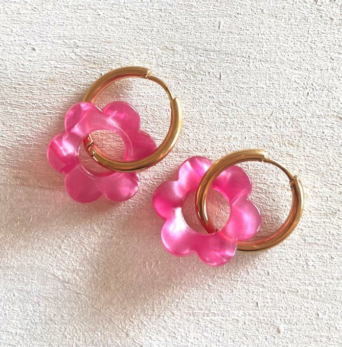 Boucles Flore nacrées