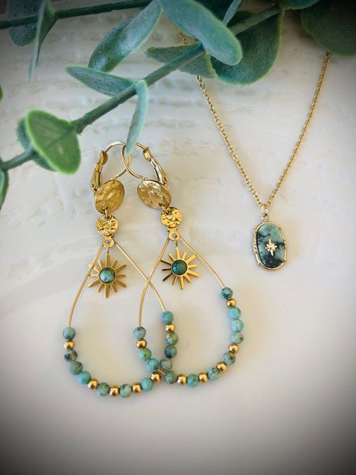 Parure Turquois Africaine