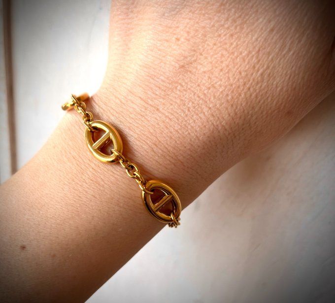 Bracelet maille marine