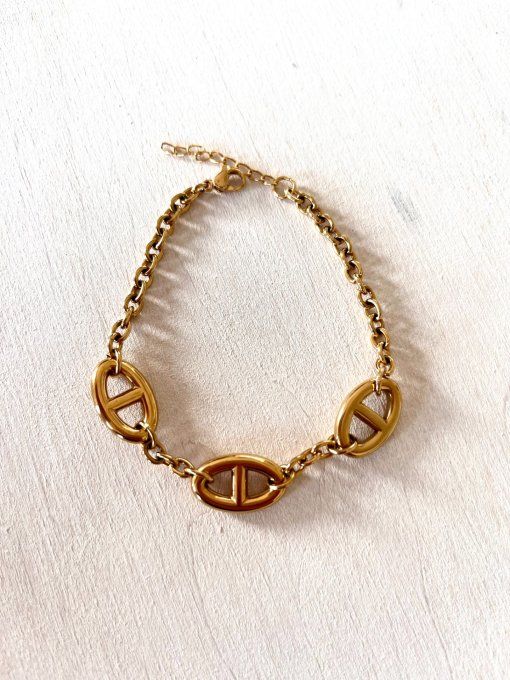 Bracelet maille marine