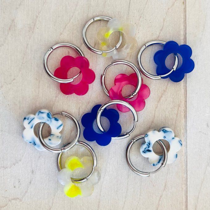 Boucles Flore nacrées - Copie