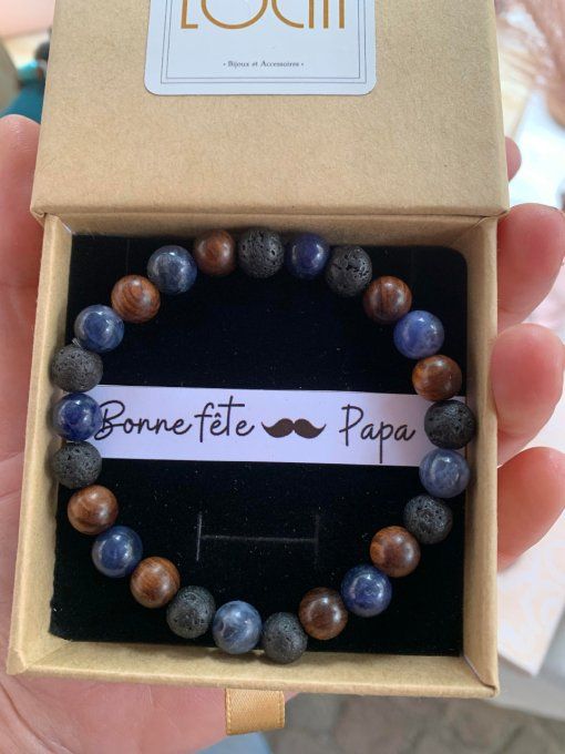 Bracelet perles Sodalite